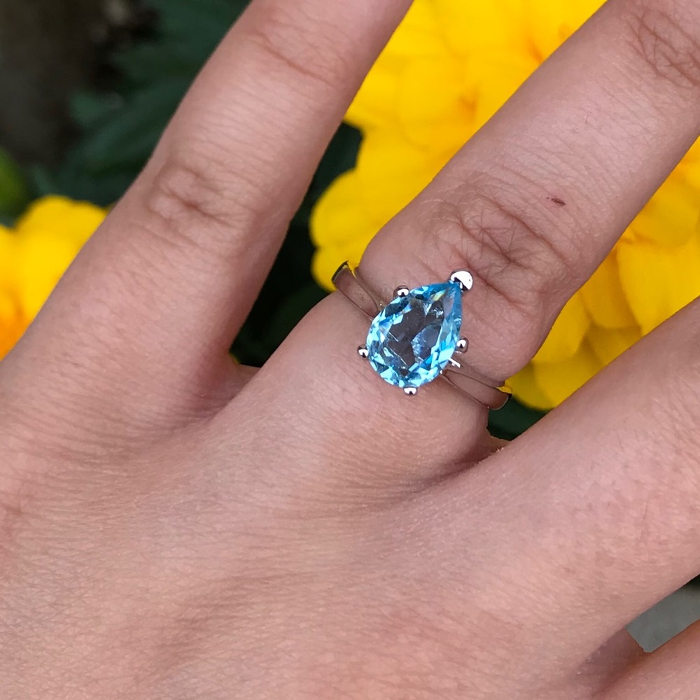 Blue stone ring💍 - Picture 4 of 6